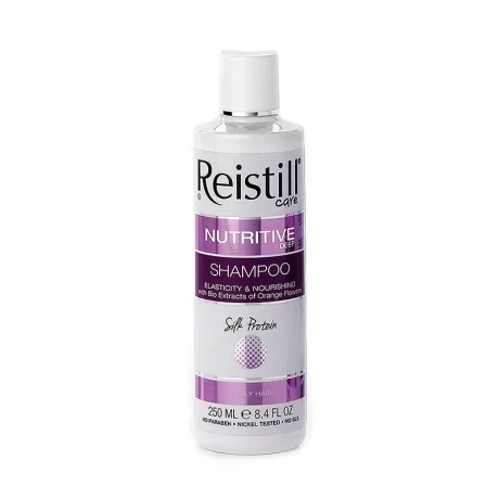 REISTILL SAMPON PENTRU HIDTARARE&amp;ELASTICITATE CU PROTEINE DE MATASE, EXTRACT BIO DE FLORI DE PORTOCALA SI ARTEMISIA, 250 ML