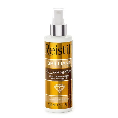 REISTILL SPRAY DE PAR PENTRU STRALUCIRE CU ULEI DE ARGAN&amp;PROTEINE DE MATASE SI FILTRU UV, 150 ML