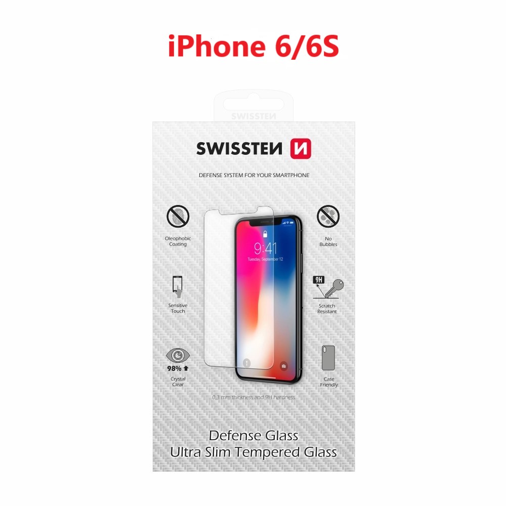 Swissten Glass Swissten Apple iPhone 6/6s RE 2.5D protect thumb