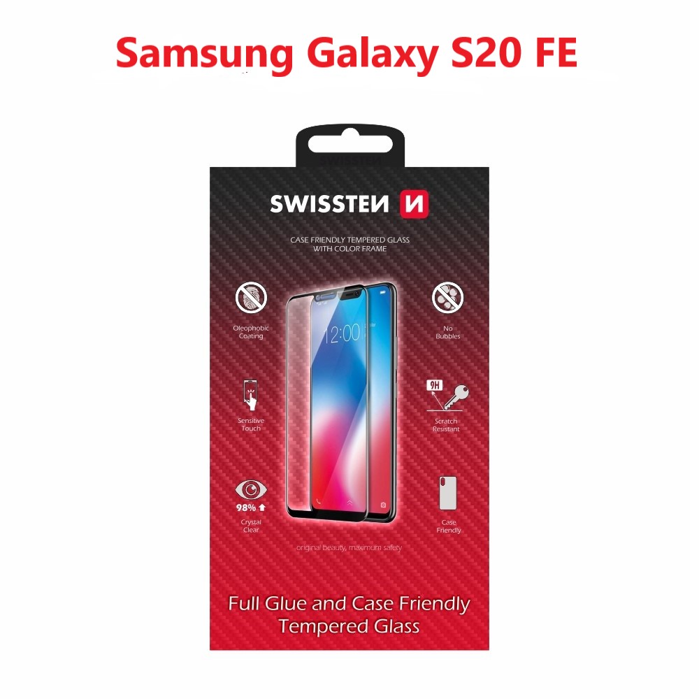 Glass Swissten Full Glue, cadru de culoare, husa Samsung G780 Galaxy S20 Fe  thumb