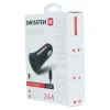 Adaptor Swissten  2,4A Power 2x USB + Micro USB Cablu