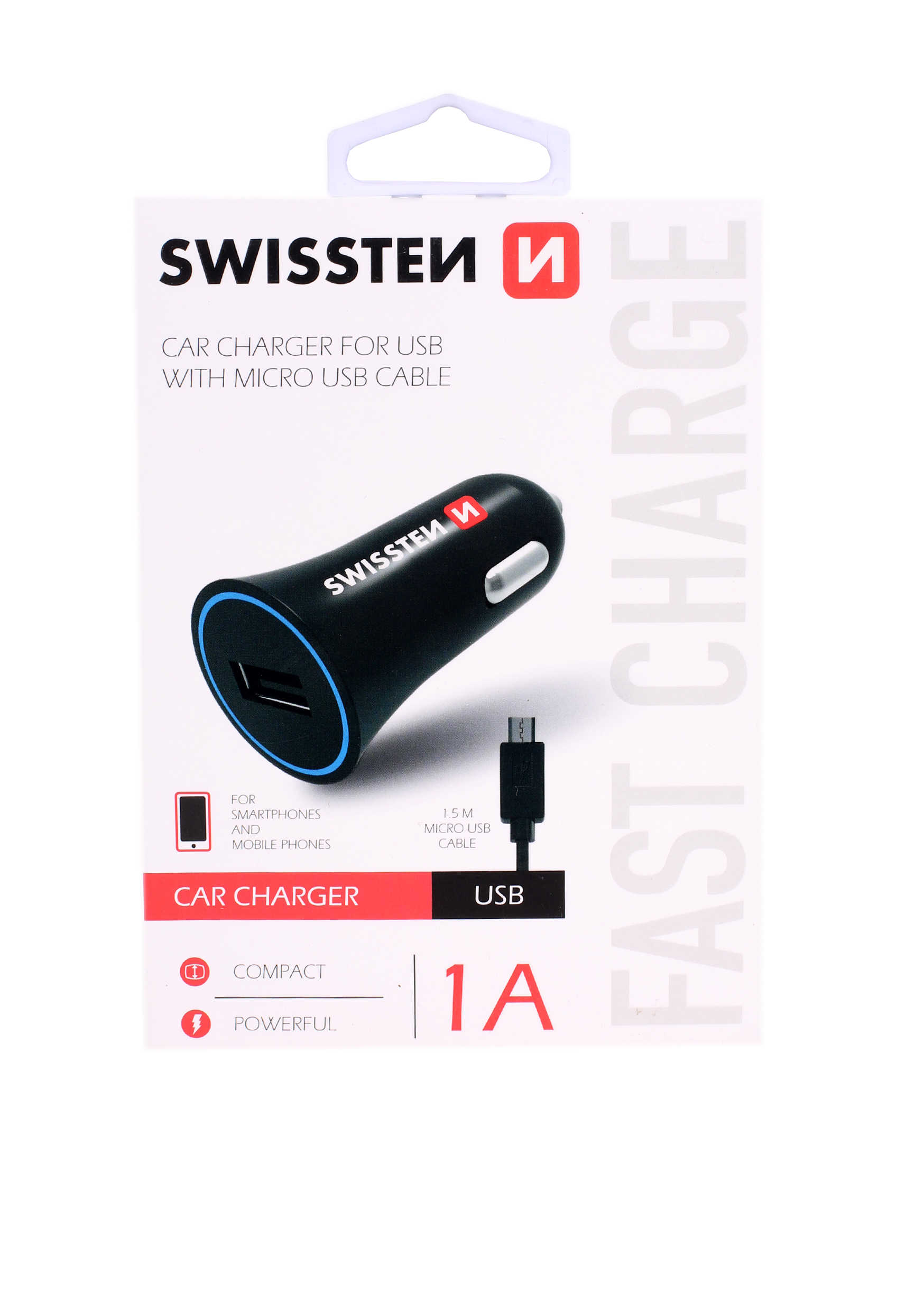 Adaptor Swissten  pe USB 1A Power + Micro USB Cablu thumb