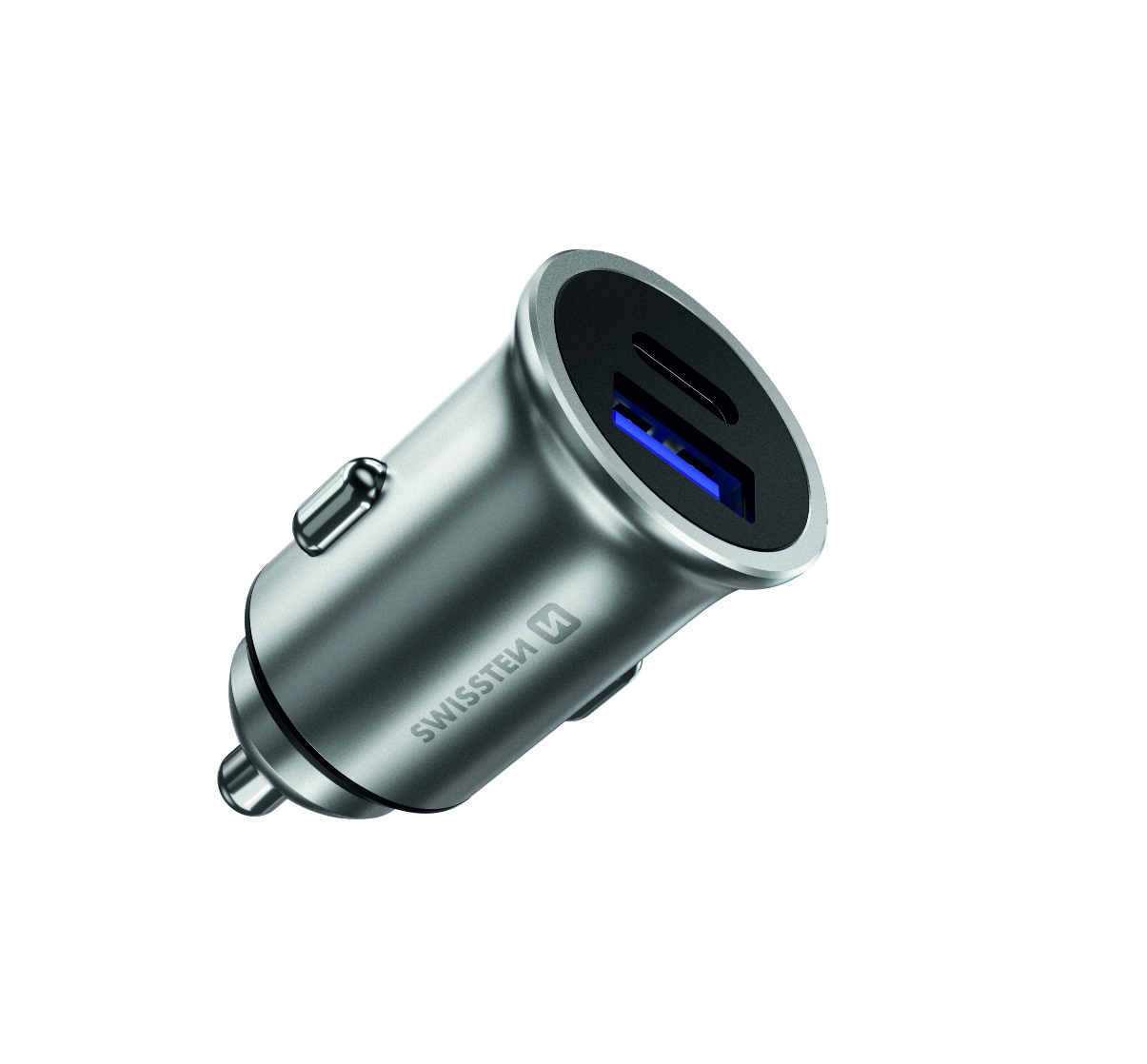 Adaptor Swissten  cu port USB-C + Quick Charge 3.0 36W Metal  thumb