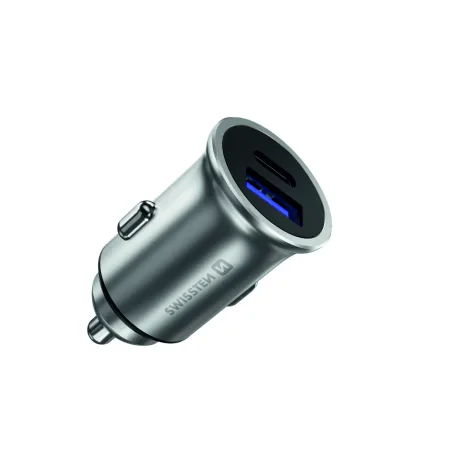 Adaptor Swissten  cu port USB-C + Quick Charge 3.0 36W Metal 