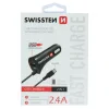 Swissten  Incarcator Auto Micro USB si USB 2.4A Power
