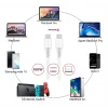 Cablu de date Swissten TPE USB-C/USB-C Putere 5A (100W) 1,5 m Alb