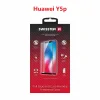 Swissten Glass Full Glue, cadru de culoare, Case friendly Huawei y5p Negru
