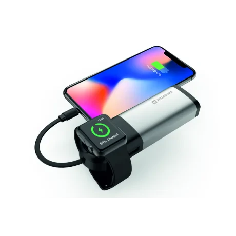 Swissten 2in1 Apple Watch MFI Power Bank 6700 MAH