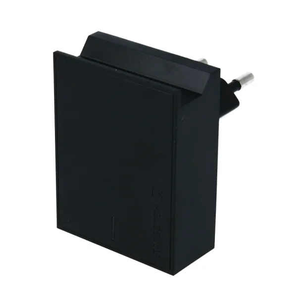 Adaptor Swissten Travel  Super Charging 25W + USB-C/USB-C 1,2 m Cablu de date Negru