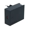 Adaptor Swissten Travel  Super Charging 25W + USB-C/USB-C 1,2 m Cablu de date Negru
