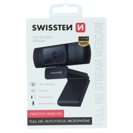 Swissten Webcam FHD 1080p
