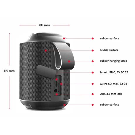 Difuzor Bluetooth Swissten Ultimate 24W Negru