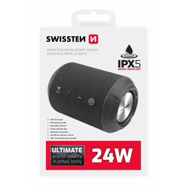 Difuzor Bluetooth Swissten Ultimate 24W Negru
