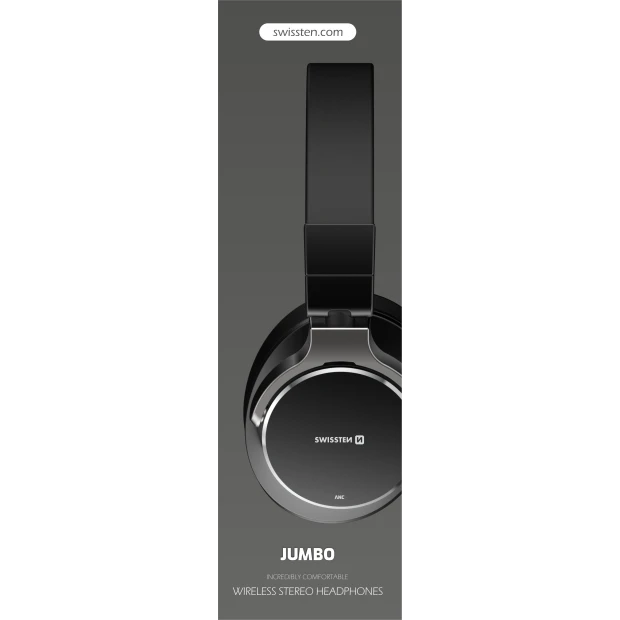 Casti stereo Bluetooth Swissten Jumbo Anc elegant