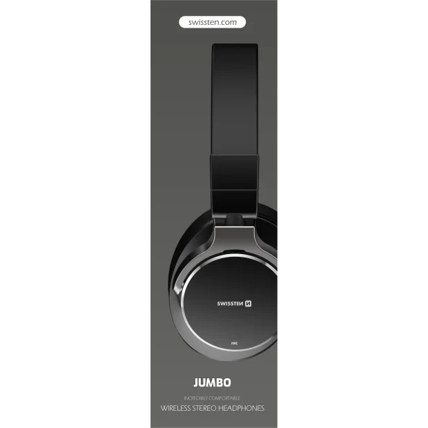 Casti stereo Bluetooth Swissten Jumbo Anc elegant