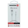 Cablu de date Swissten  Lightning 1,2 M Alb