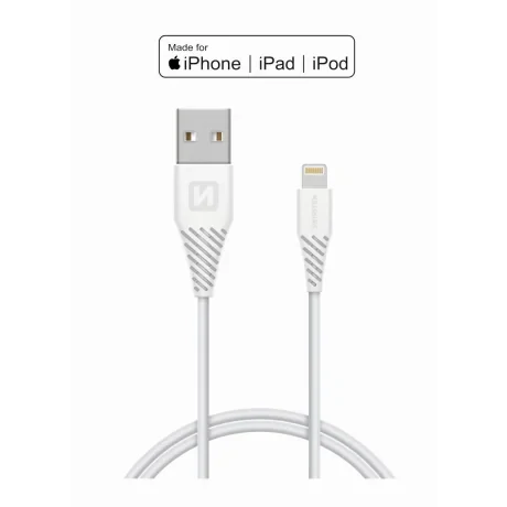 Cablu de date Swissten  Lightning 1,2 M Alb