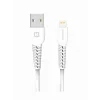 Cablu de date Swissten USB / Lightning 1,0 m Alb