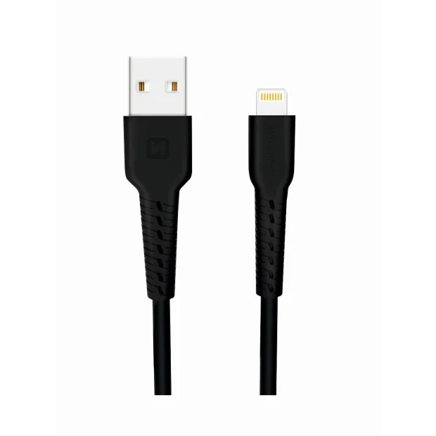 Cablu de date Swissten USB / Lightning 1,0 m Negru