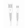 Cablu de date Swissten USB / Micro USB 1,0 M Alb