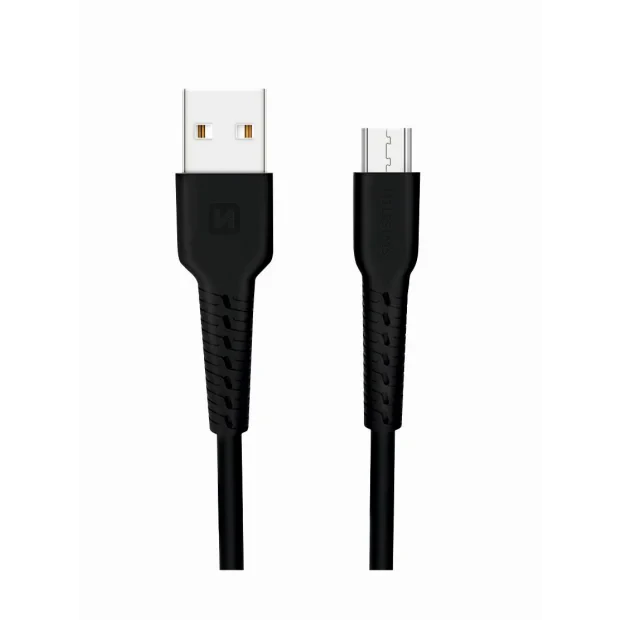 Cablu de date Swissten USB / Micro USB 1,0 m Negru