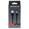 Cablu de date Swissten USB / Micro USB 1,0 m Negru