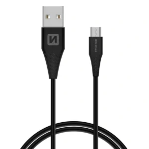 Cablu de date Swissten USB / Micro USB 1,5 m Negru (6,5 mm)