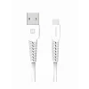 Cablu de date Swissten USB / USB-C 1,0 M Alb