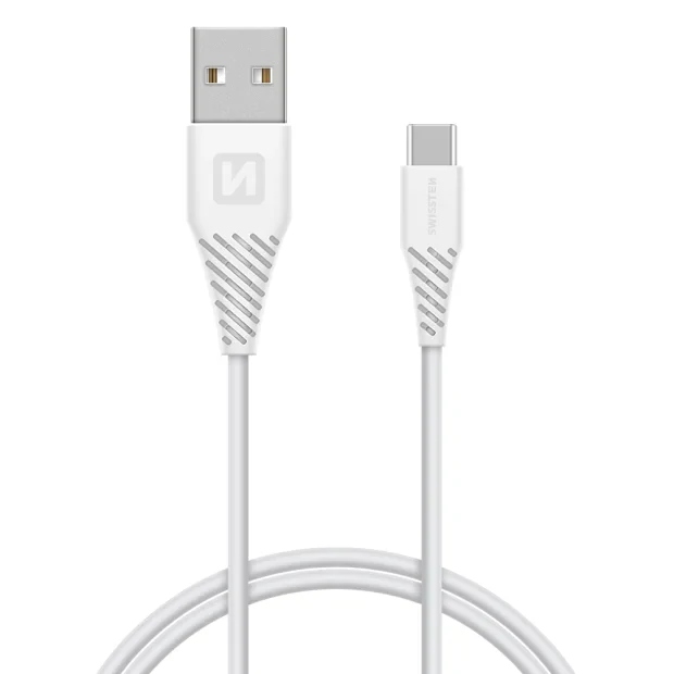 Cablu de date Swissten USB / USB-C Huawei SUPER CHARGE 5a 1,5m Alb