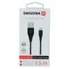Cablu de date Swissten USB / USB-C Huawei SUPER CHARGE 5a 1,5m Negru