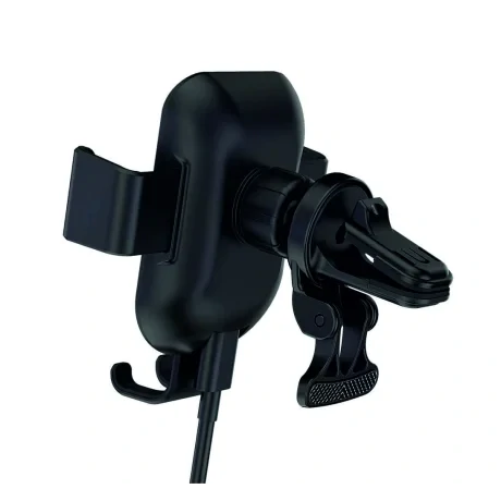 Suport auto gravity PRO ventilatia masinilor cu incarcare wireless 15W Swissten S-GRIP GW1-AV5