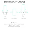 Suport auto gravity PRO ventilatia masinilor cu incarcare wireless 15W Swissten S-GRIP GW1-AV5