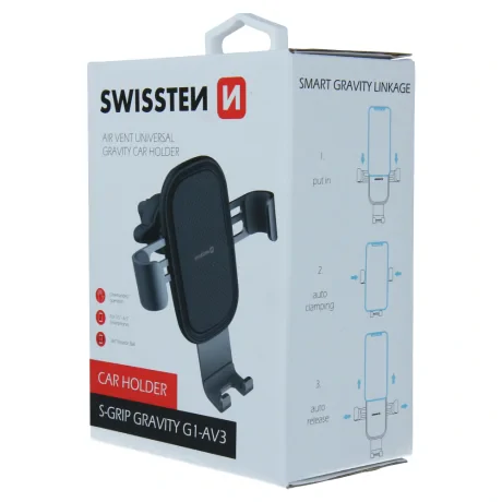 Suport auto gravity ventilatia Swissten S-Grip G1-AV3