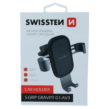 Suport auto gravity ventilatia Swissten S-Grip G1-AV3