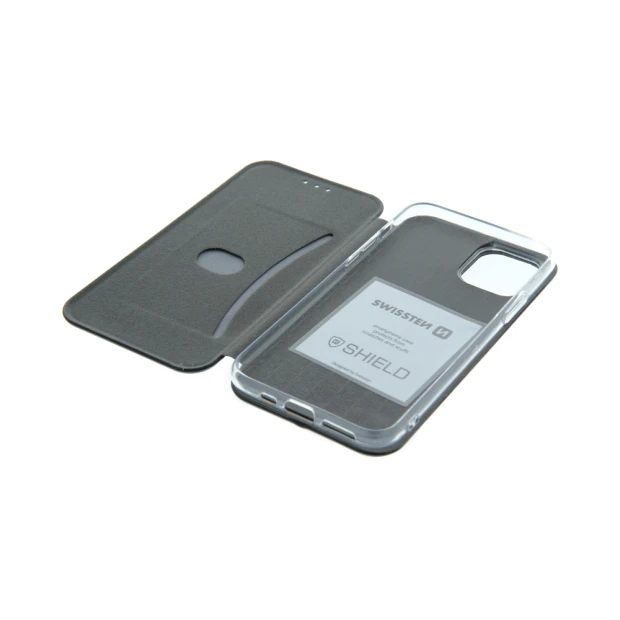 Case Book Swissten Shield Huawei Y5P Negru