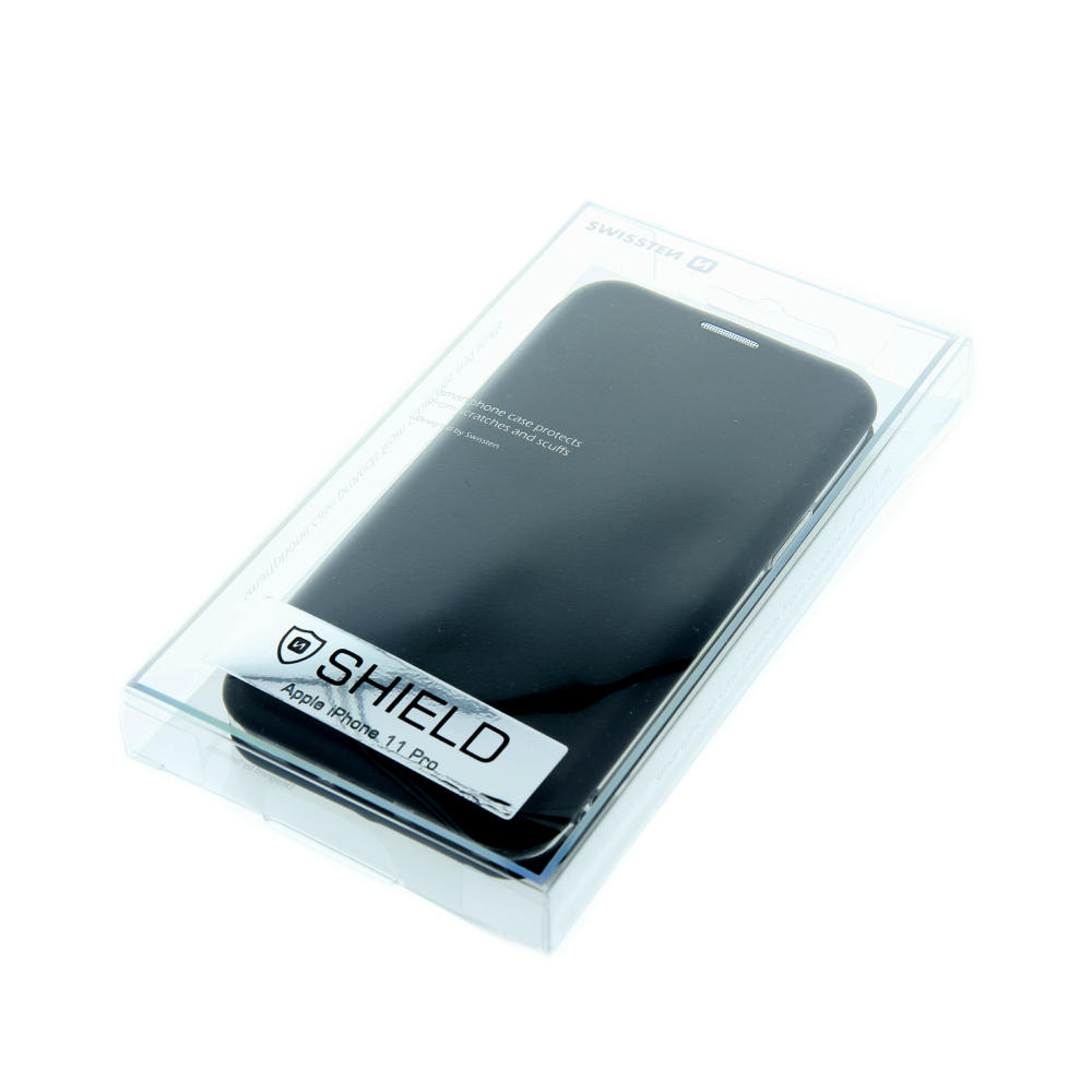 Case friendly Book Swissten Shield Samsung G988 Galaxy S20 Ultra Negru thumb