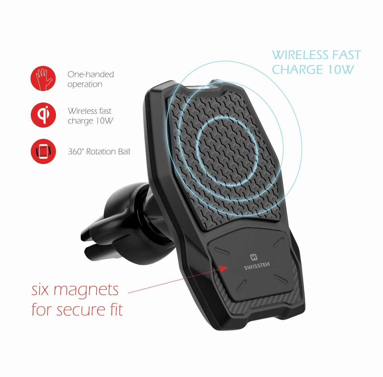  Swissten suport auto magnetic cu incarcare wireless WM1-AV3 thumb