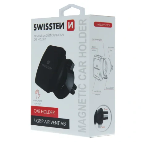Suport telefon magnetic ventilatia masinii Swissten S-grip AV-M3