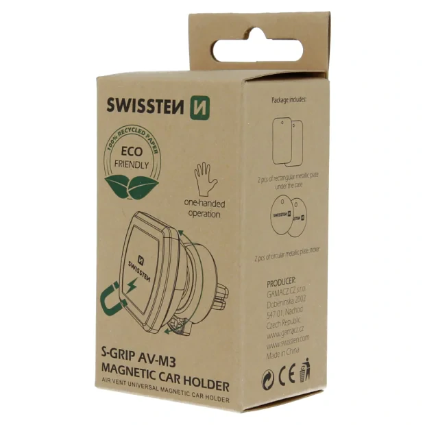 Suport auto Magnetic ventilatia masinii Swissten S-Grip AV-M3 (pachet Eco)
