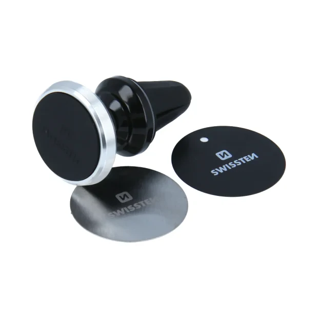 Suport auto magnetic ventilatia masinii Swissten S-Grip AV-M9 Negru-Argintiu