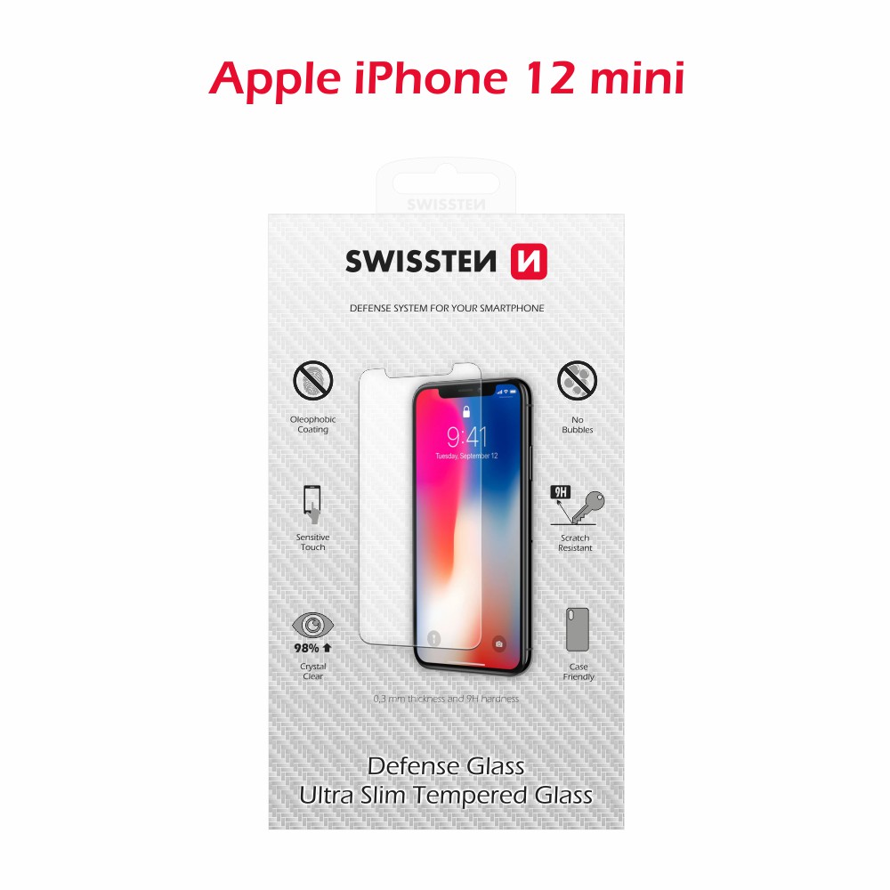 Swissten Glass  Apple iPhone 12 Mini Re 2.5D  thumb