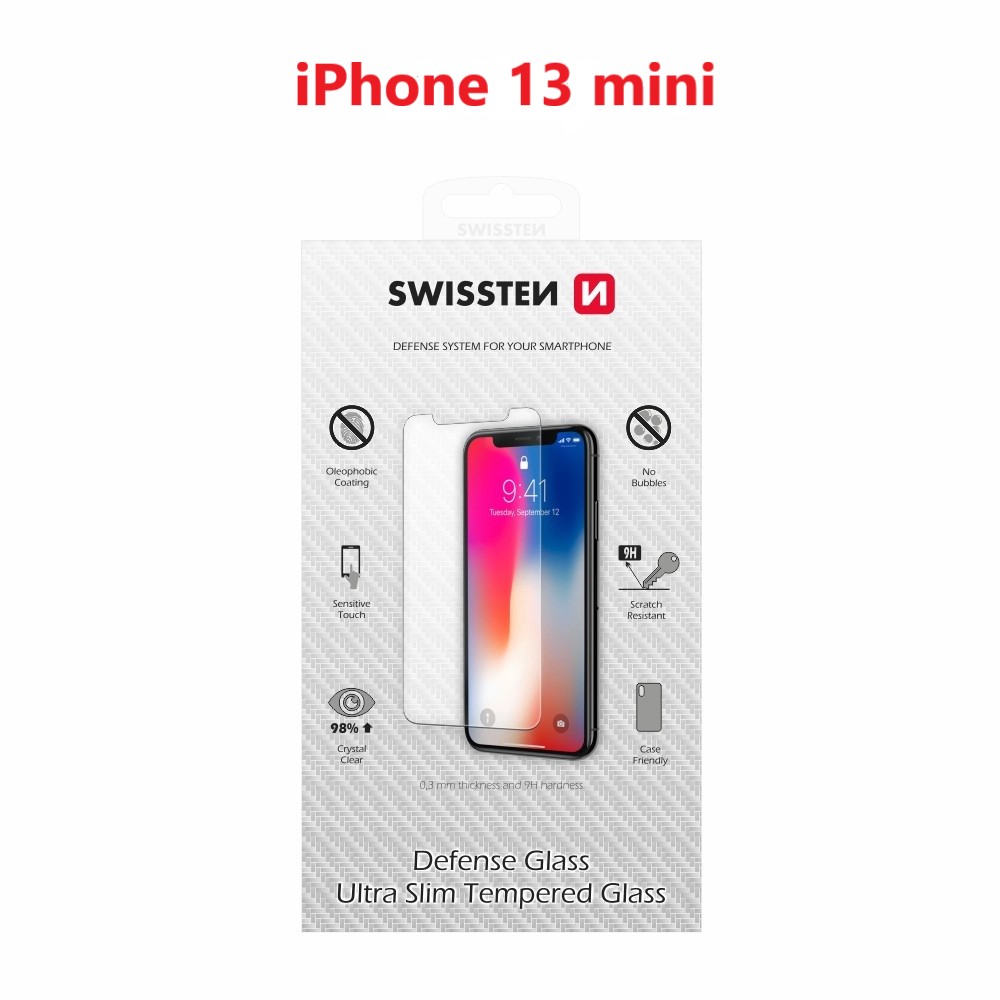 Swissten Glass Swissten Apple iPhone 13 Mini RE 2.5D protejat thumb