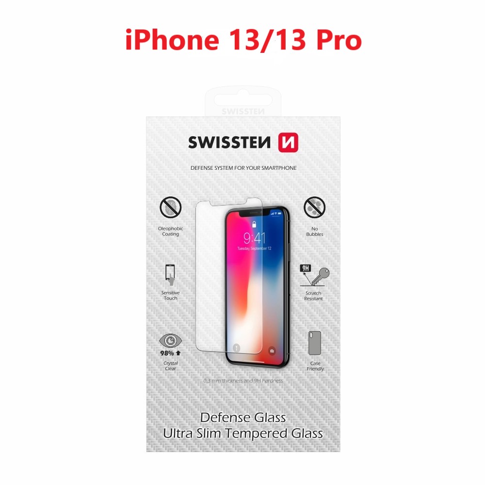 Swissten Glass Swissten Apple iPhone 13/13 PRO RE 2.5D thumb