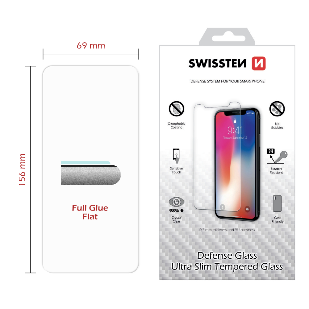 Sticla protectie tempera Swissten Huawei P Smart de Re 2.5D thumb