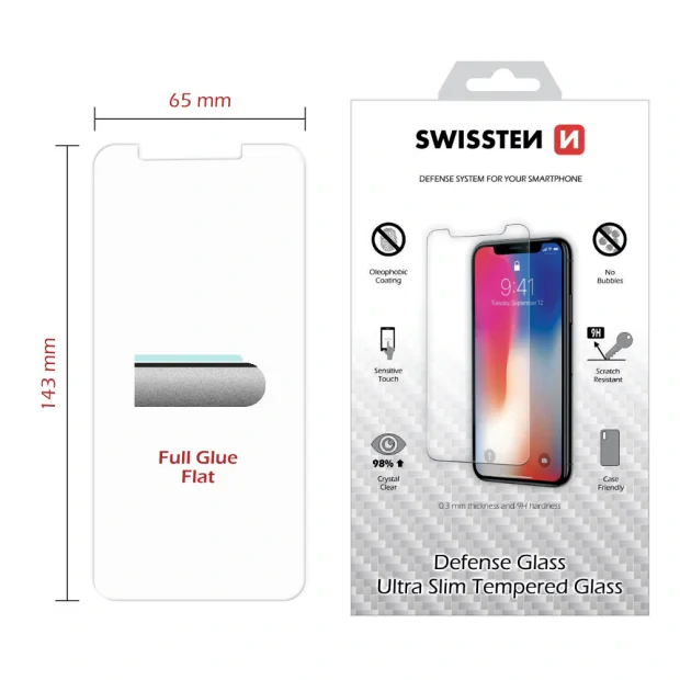 Sticla protectie tempera Swissten Huawei P Smart/Honor 9 Lite/Enjoy 7s