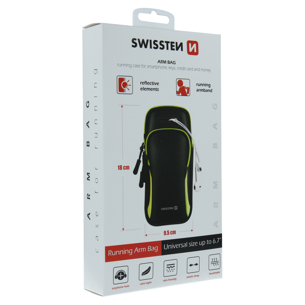 Swissten Armbag Case Negru thumb