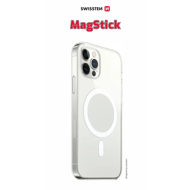 Swissten Clear Jelly Magstick iPhone 12 Mini transparent