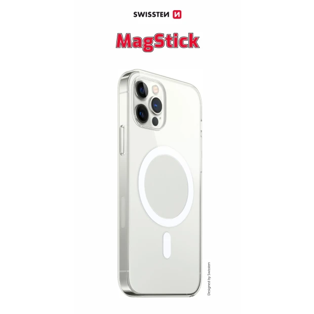 Swissten Clear Jelly Magstick iPhone 12 Pro/12 transparent
