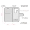 Swissten Libro Uni Book XXL elegant (170 x 83 mm)