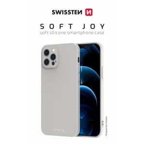 Swissten Soft Joy Apple iPhone 12/12 PRO Stone Grey 